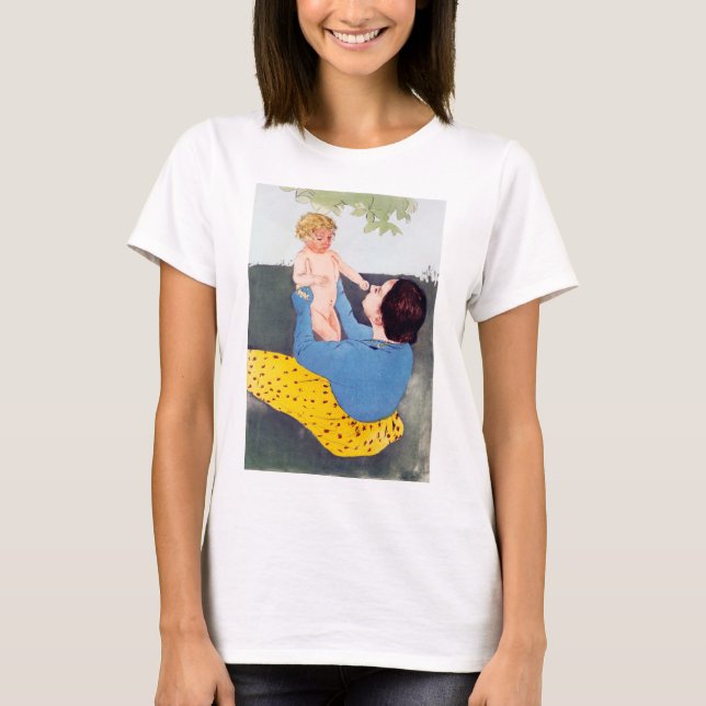 Mor och barn, Mary Cassatt T Shirt (Framsida)
