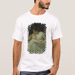 Mor och barn (olja på kanfas) tee