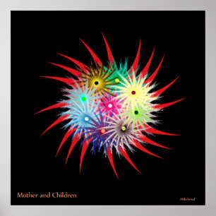 Mor och barn poster
