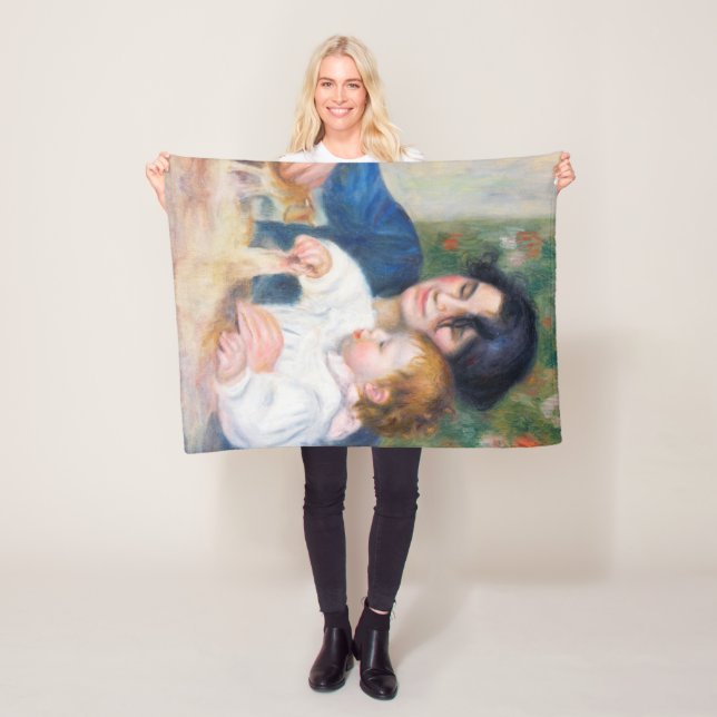 Mor och barn, Renoir Fleecefilt (På plats)