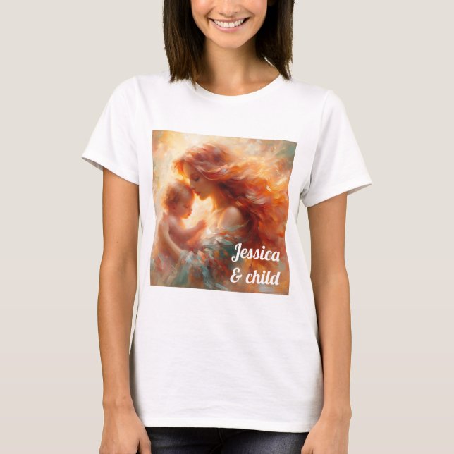 Mor och barn T-Shirt (Framsida)