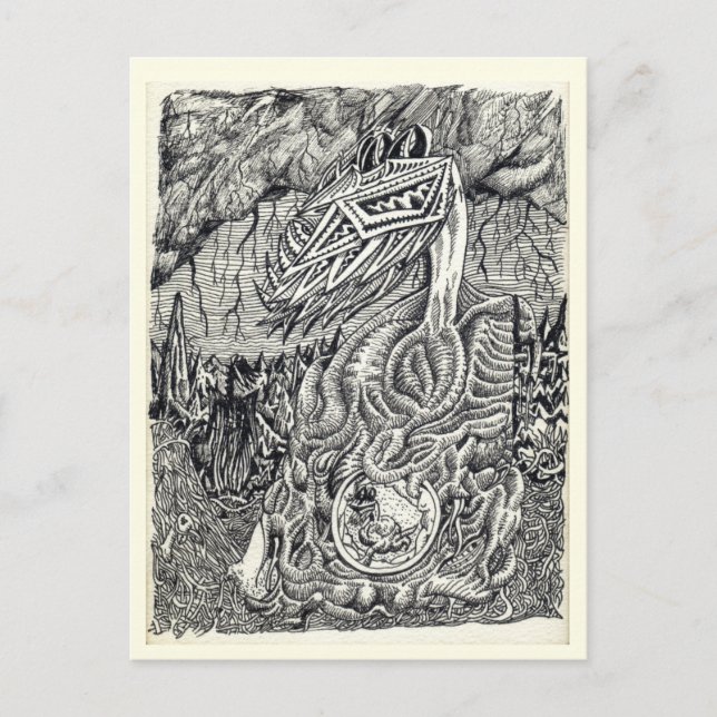 Mor och barn vykort (Framsida)