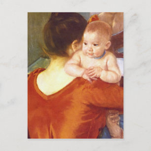 Mor och Child av Pierre Renoir Vykort