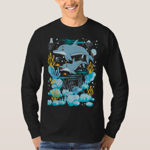 Mor och Child Dolphin Zookeeper Zoology Wildli T Shirt