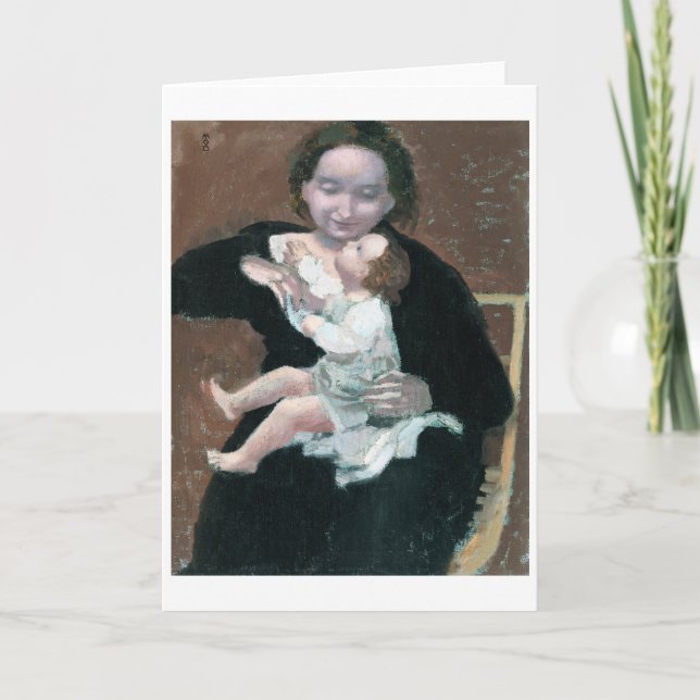Mor och Child, Maurice Denis Kort (Framsida)