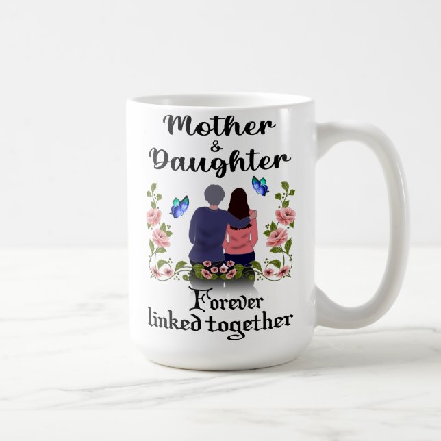 MOR OCH DAUGHTER ÄR FÖR NÄRVARANDE KOPPLADE TILLSA KAFFEMUGG (Höger)