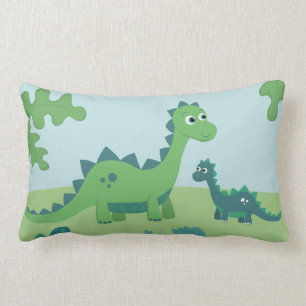 mor och dinosaurier från Lycklig Lumbarkudde