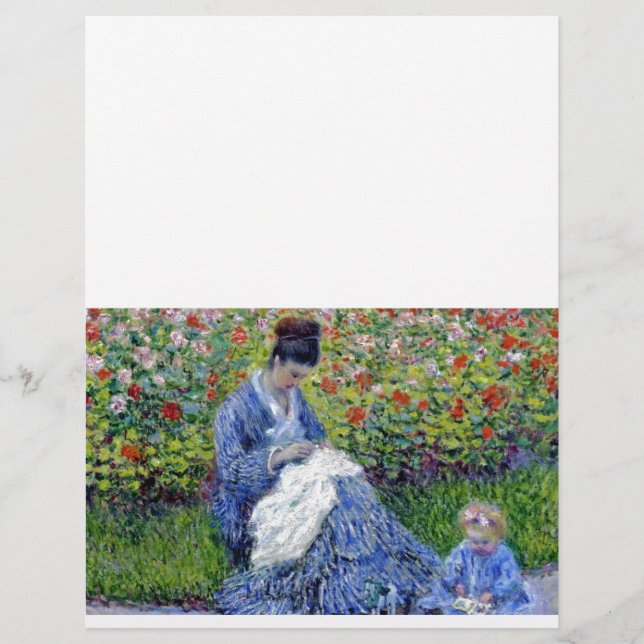 Mor och dotter i Garden Reklamblad (Framsidan)