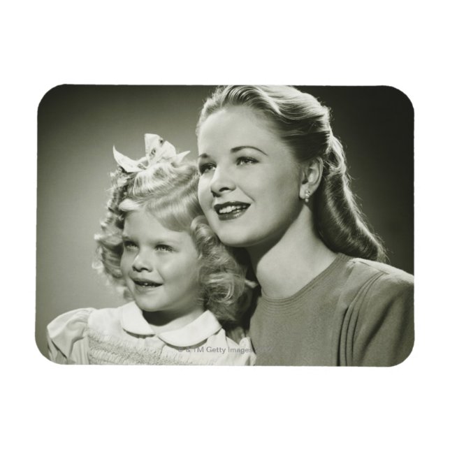 Mor och dotter magnet (Horisontell)