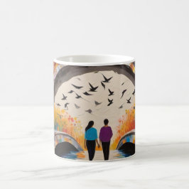 Mor och dotter: Steg i Kärlek Kaffemugg