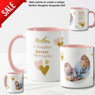 Mor och dotter till länkad Bonded PHOTO Mugg