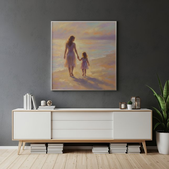 Mor och dotter väggkonst (Skapare uppladdad)