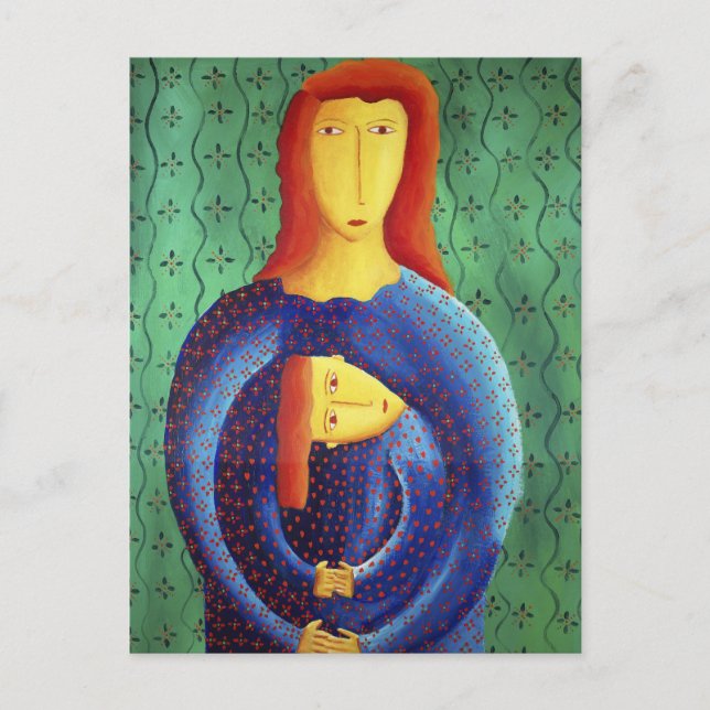 Mor och dotter vykort (Framsida)