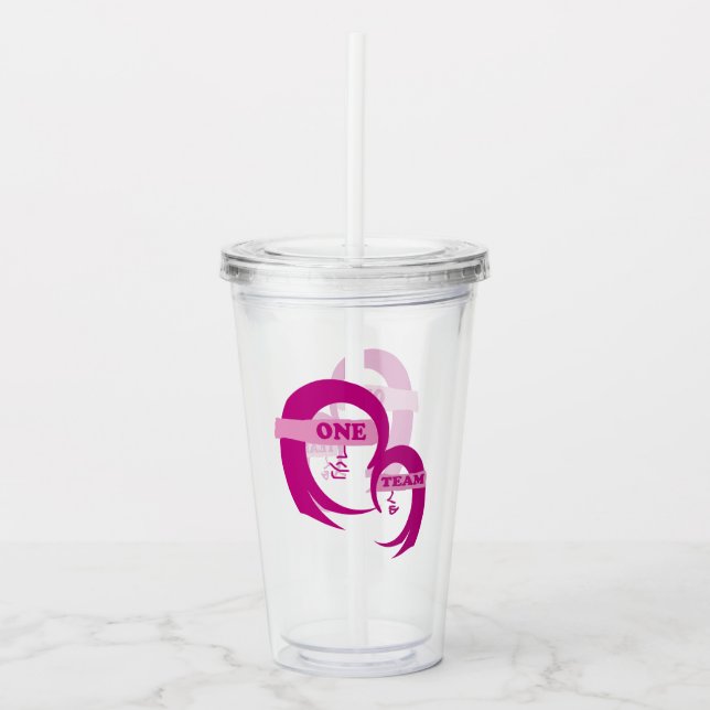 Mor och dotterakryltumlare take away mugg (Framsida)