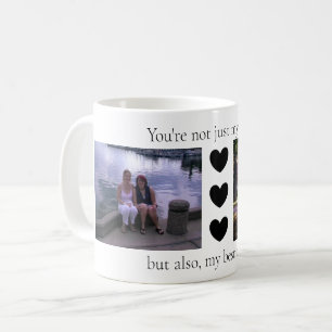 Mor och dotterfoto kaffemugg
