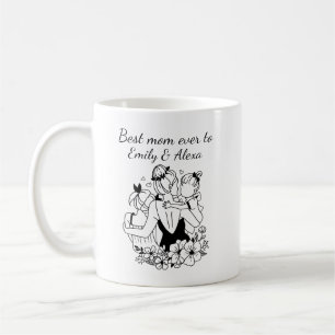 Mor och döttrar kaffemugg