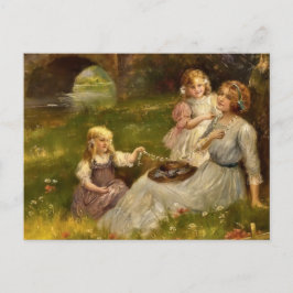 Mor och döttrar vykort