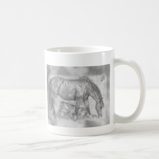 Mor och föl kaffemugg (Höger)