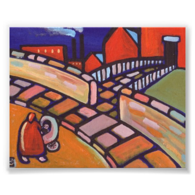 (Mor och fotoutskrift för barn) Fototryck (Framsidan)