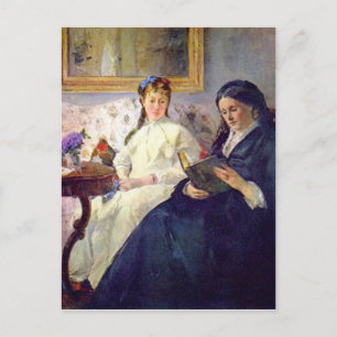 Mor och konstnärssyster till Berthe Morisot Vykort