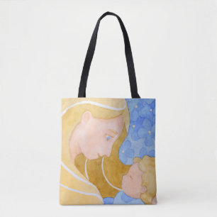 Mor och Mors dag Tote Bag Tygkasse