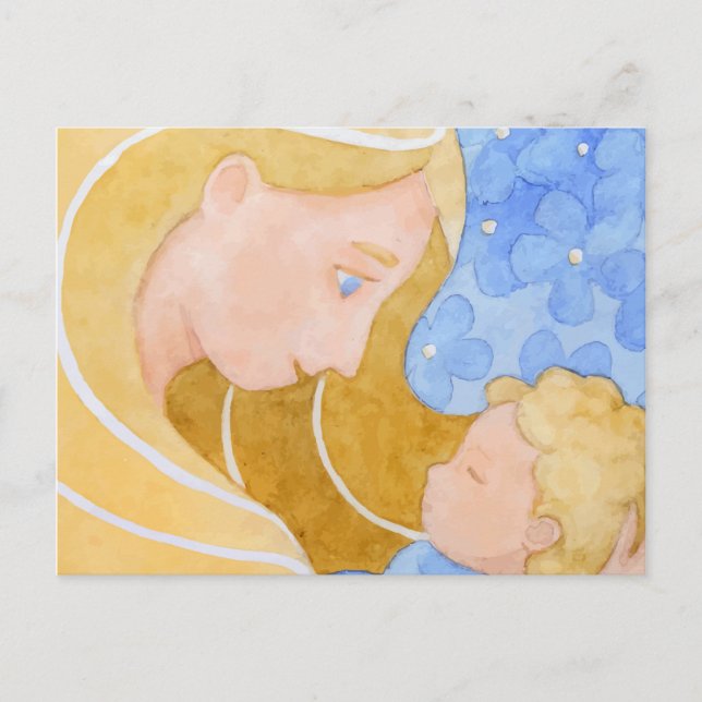 Mor och Mors dag | vykort (Framsida)