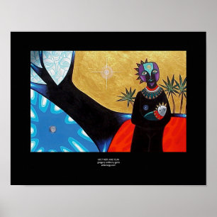 Mor och sol av Gregory Gallo Poster