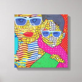 Mor och Son Canvastryck