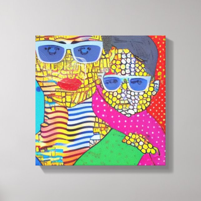 Mor och Son Canvastryck (Framsida)