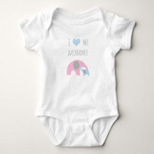 Mor och son elefantskjorta - jag kärlek min mamma tee