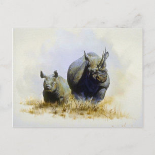 Mor och son, Rhinoceros Vykort