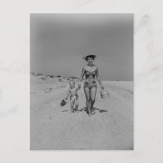 Mor och Son Vykort (Framsida)