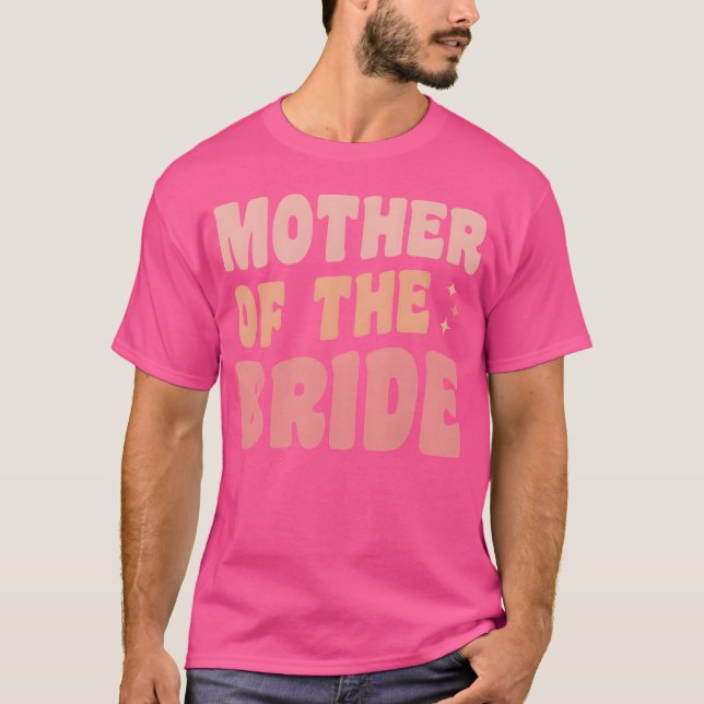 Mor Ofhe Bride Brudens sida familj T Shirt (Framsida)