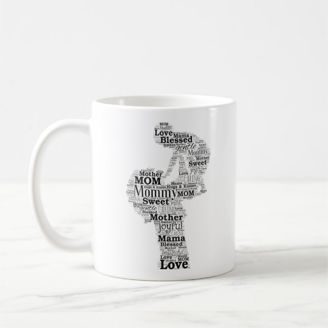 Mor Ord Art Kaffemugg (Vänster)