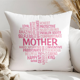 Mor Ord Cloud Pillow i Shades of Rosa Kudde