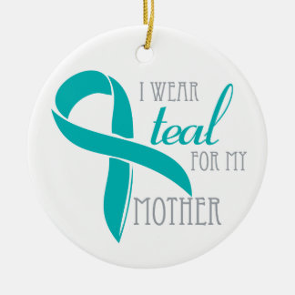 Mor - Ovarian cancerprydnad Julgransprydnad Keramik