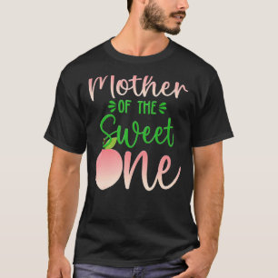 Mor på födelsedag en persika 1:a sommarfrukten t shirt