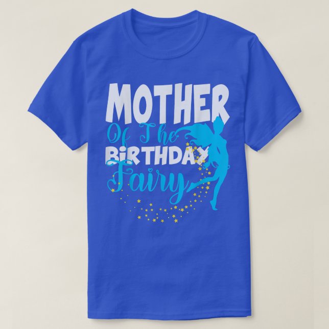 Mor på födelsedagstorget Fairy Fantasy Birthday Sq T Shirt (Design framsida)
