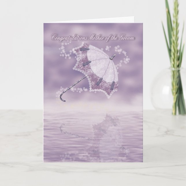 Mor på Groom Grattiss-kortet med flöde Kort (Framsida)