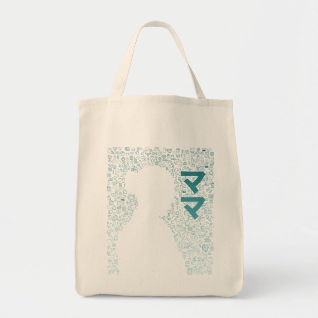 Mor på japanska tecken (Katakana)Tote Bag Tygkasse (Framsidan)