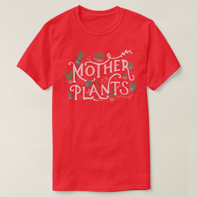 Mor på växter t shirt (Design framsida)