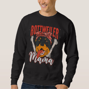 Mor Parent Owner Hund Rottweiler Mamma Lång Ärmad Tröja