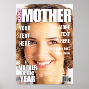 Mor Personlig Magazine Cover Poster