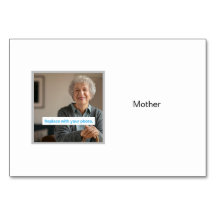 Mor Photo on Personlig Family Flashcards