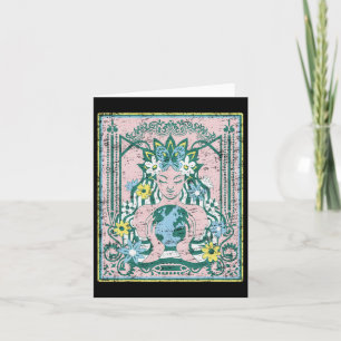 Mor planetens jorddag Vintage Art nouveau Kort