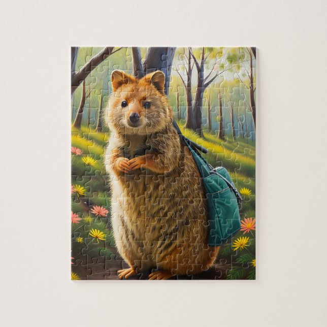 Mor Quokka Shopping, Jigszawa Puzzle Pussel (Vertikal)
