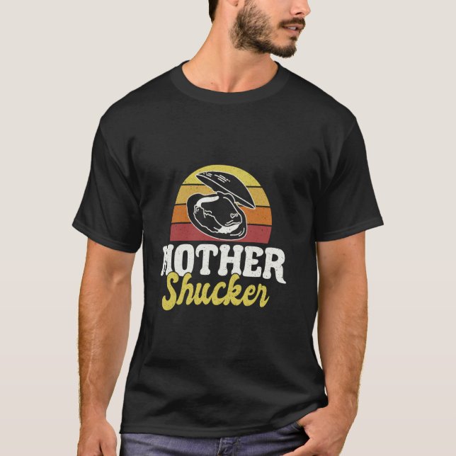 Mor Räcker Rollig Oyster Älskare Skaldjurs T-Shirt (Framsida)