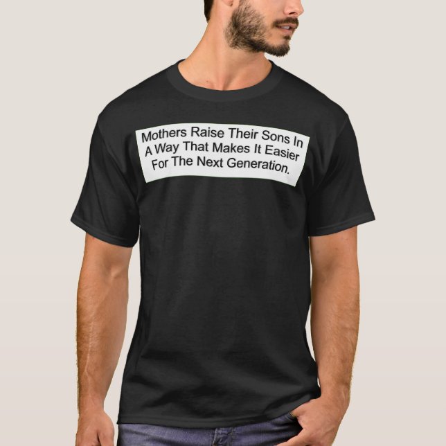 Mor Raise Sons retro T Shirt (Framsida)