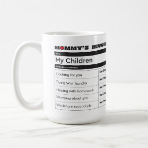 Mor resa till Kärlek - Avskrivningsfaktura Kaffemugg