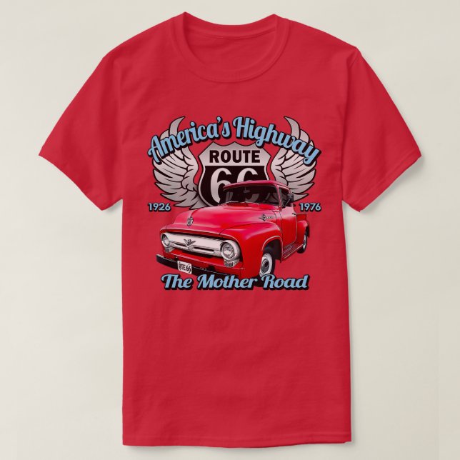 Mor Road Route T Shirt (Design framsida)